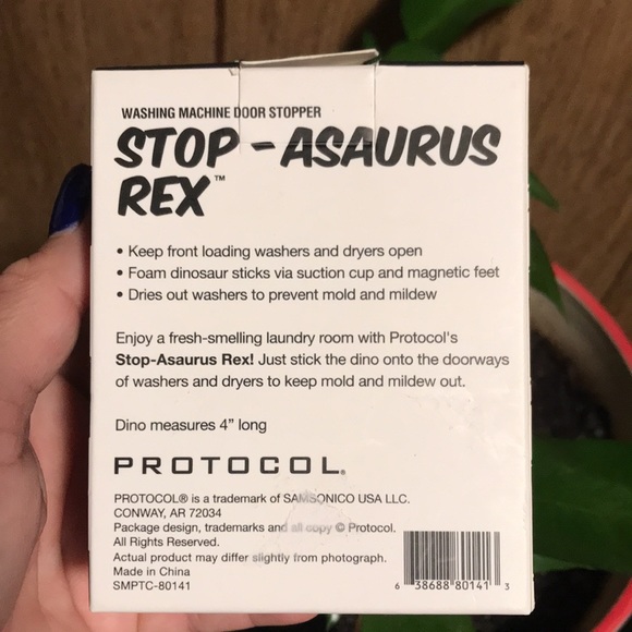 STOP ASAURUS REX WASHING MACHINE DOOR STOPPER 4” - Picture 5 of 7